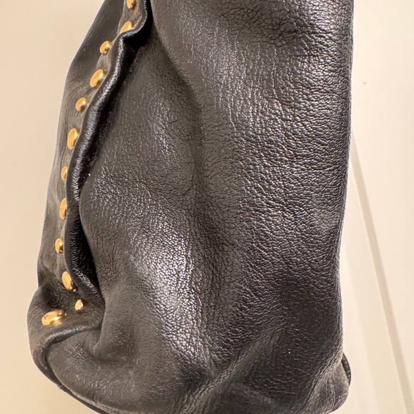 Lauren Ralph Lauren Black Tote with Gold Studs - Picture 7 of 13